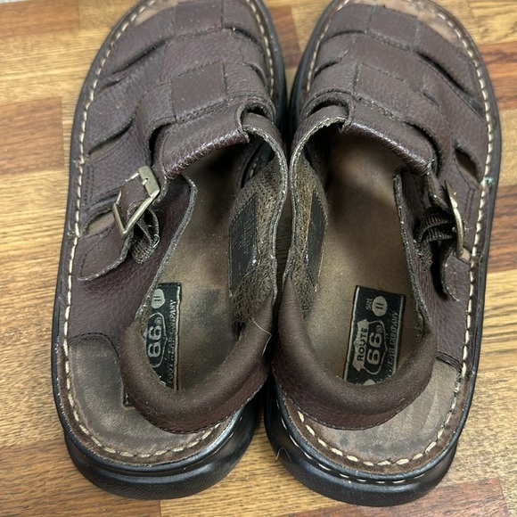 Route 66 Mens Sandals 11 Brown Chunky Fisherman Platform Lug 90s Y2k Vintage - Picture 8 of 10